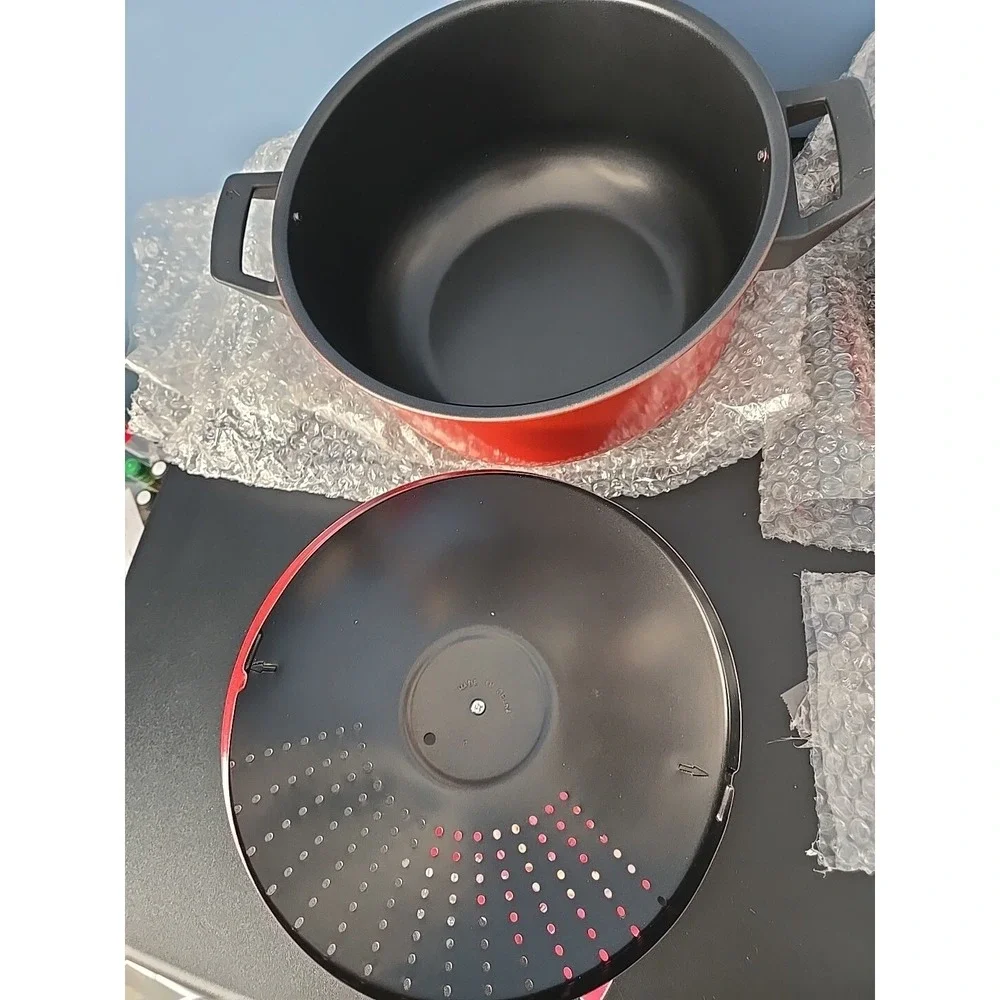 Pasta Pro Cook Drain & Serve As seen on TV 2 Quart & 6 Quart SET + Free‎ Grater